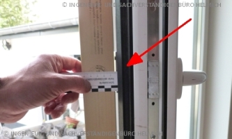 Balkontür PVC Verformung